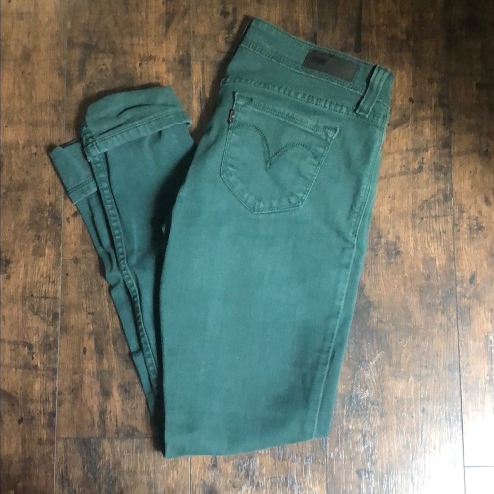 Levi green jeans